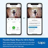 TP-Link Tapo D225 2K QHD Wi-Fi Video Doorbell With Chime