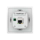 Turtle AV BTWP-EU Dante Bluetooth Wallplate EU Wall Box White
