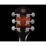 Washburn EA15 Festival Series Mini Jumbo Cutaway Acoustic Electric Guitar, Tobacco Burst