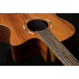 Washburn G55CE Comfort Deluxe 55 Series Grand Auditorium Cutaway Acoustic/Electric Guitar, KOA