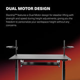 Wavebone Starship Studio Standing Desk with Keyboard Tray