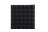 Gator GFW-ACPNL1212PCHA-4PK 4 Pack of Charcoal Acoustic Pyramid Panel, 12 x 12 Inches