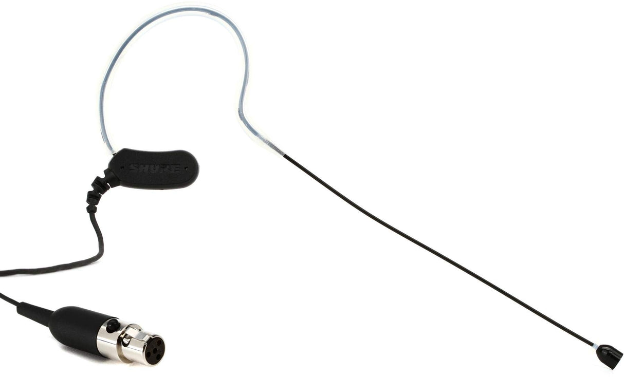 Shure MX153B/O-TQG Omnidirectional Earset Headworn Microphone Black