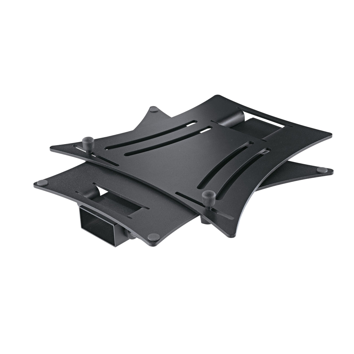 K&M 12190 Foldable Laptop Stand for Mobile DJs and Musicians