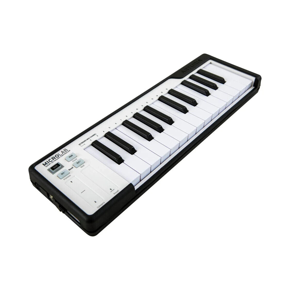 Arturia MicroLab Small 25-Key MIDI Controller, Black (Used)