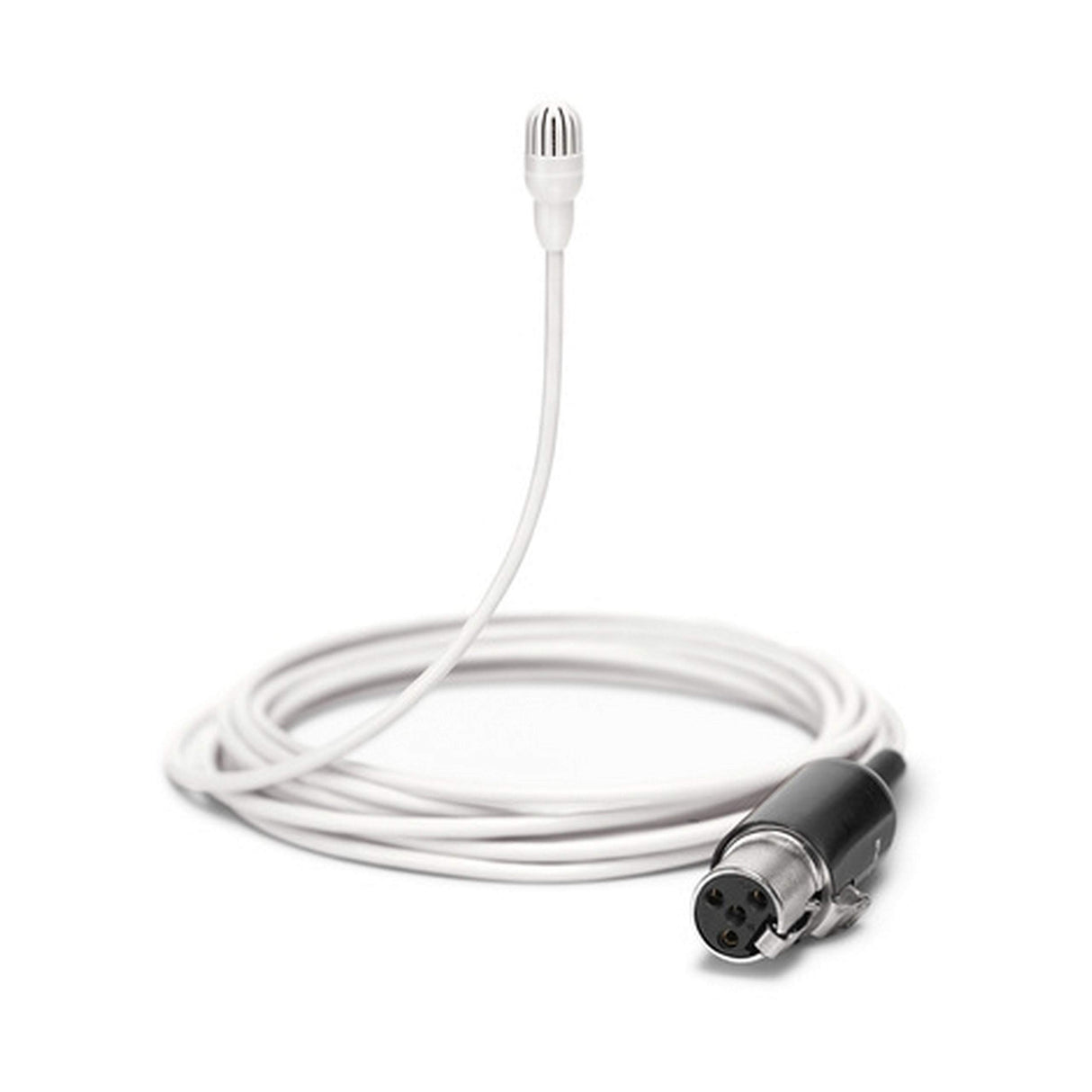 Shure TL46W/O TwinPlex Omnidirectional Subminiature Microphone, White with TA4F Connector, No Accessories