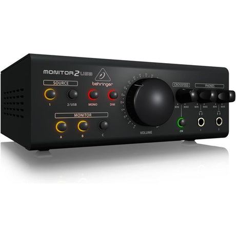 Behringer MONITOR2USB High-End Speaker and Headphone Monitoring Controller...