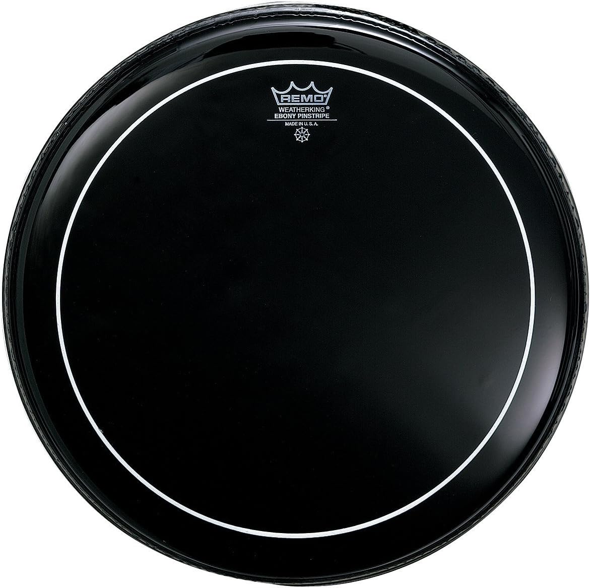 Remo 2-Ply Pinstripe Ebony Drumhead, 16-Inch