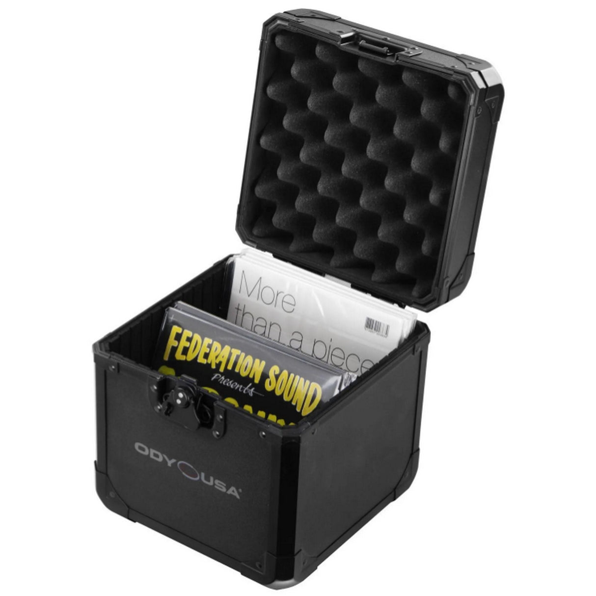 Odyssey 7-Inch Vinyl/Utility Black Krom Case for 60 Records