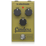 TC Electronic CINDERS OVERDRIVE Tube-Like Overdrive with Extremely...
