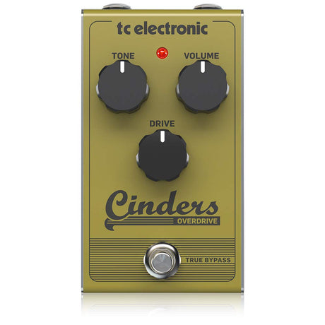 TC Electronic CINDERS OVERDRIVE Tube-Like Overdrive with Extremely...