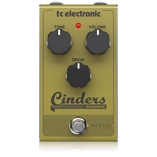 TC Electronic CINDERS OVERDRIVE Tube-Like Overdrive with Extremely...