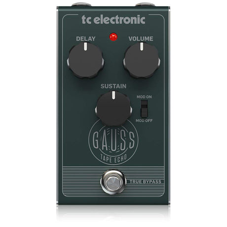 TC Electronic GAUSS TAPE ECHO Super-Saturated Tape Echo Pedal with Mod...