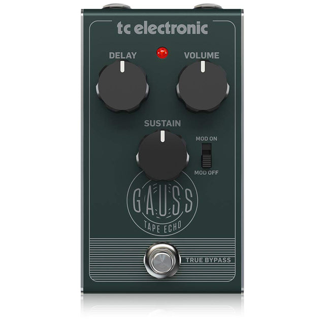 TC Electronic GAUSS TAPE ECHO Super-Saturated Tape Echo Pedal with Mod...