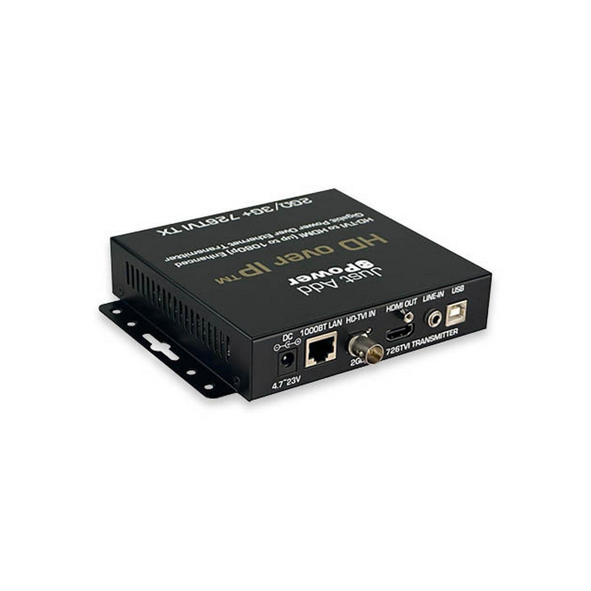 Just Add Power 2G/3G+ OMEGA 726TVI HD over IP Enhanced Gigabit Transmitter, HD-TVI/HDMI