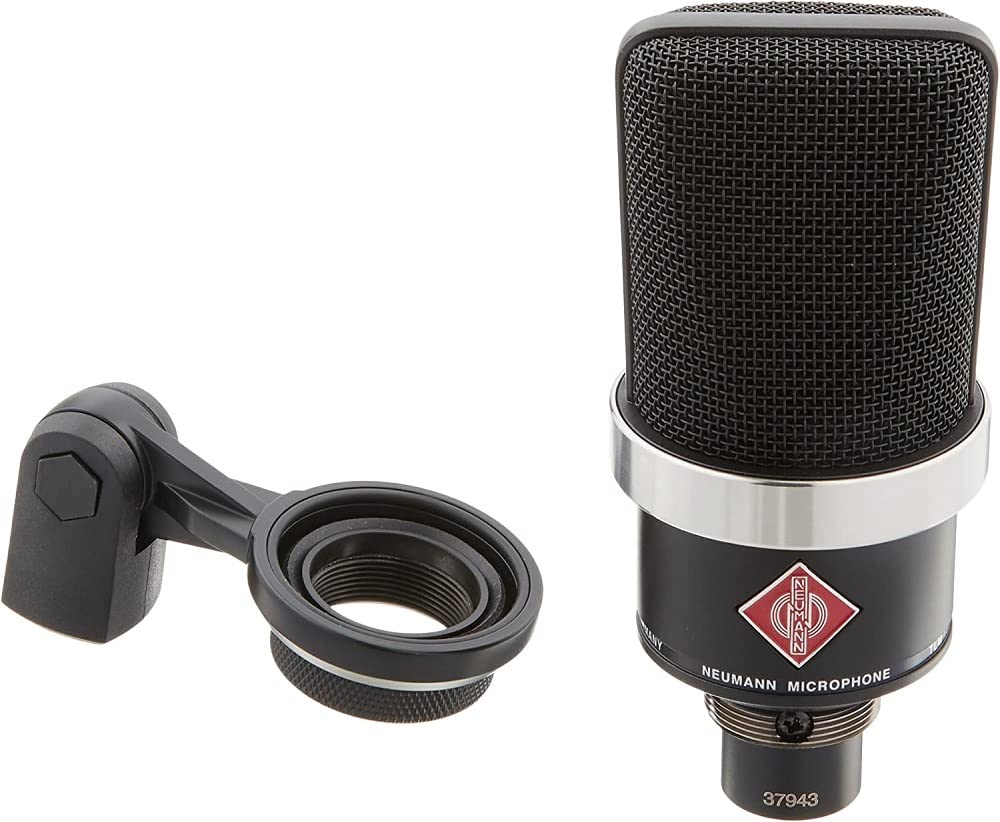 Neumann TLM 102 BK Cardioid Mic with K102 Capsule, includes SG2 and Carton Box Black