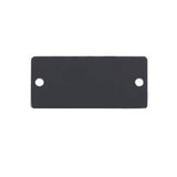 Kramer W-BLANK Wall Plate Insert Blank Slot Cover Plate Black