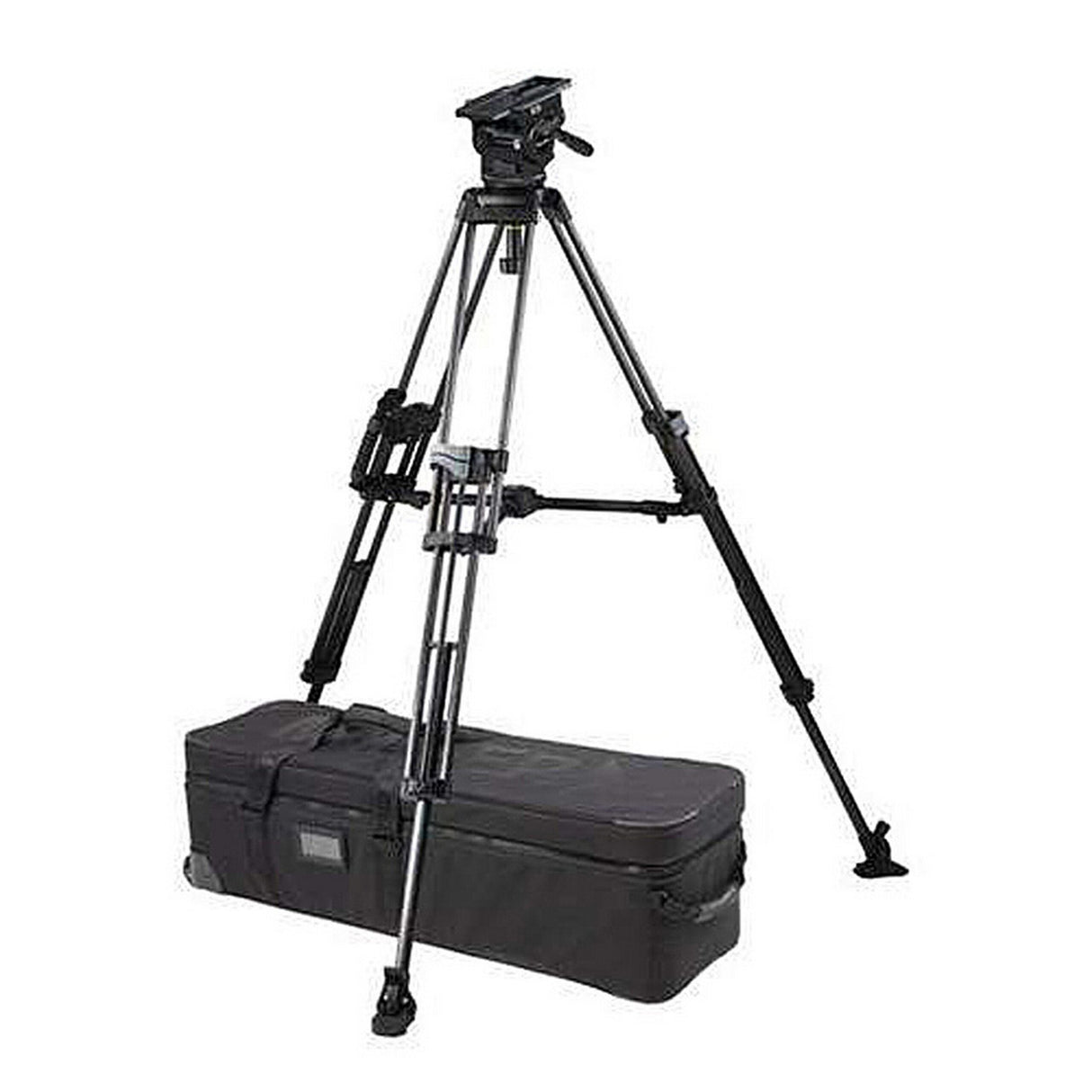 Miller 3164 ArrowX 7 Sprinter II 2-Stage Carbon Fiber Tripod System with Mid-Level Spreader