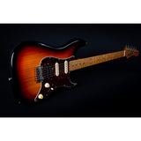 JET Guitars JS 400 SB HSS Basswood Body Electric Guitar with Roasted Maple Neck and Fretboard