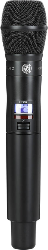 Shure ULXD2/KSM9HS Digital Wireless Handheld Microphone Transmitter with KSM9HS Hypercardioid/Supercardioid Capsule