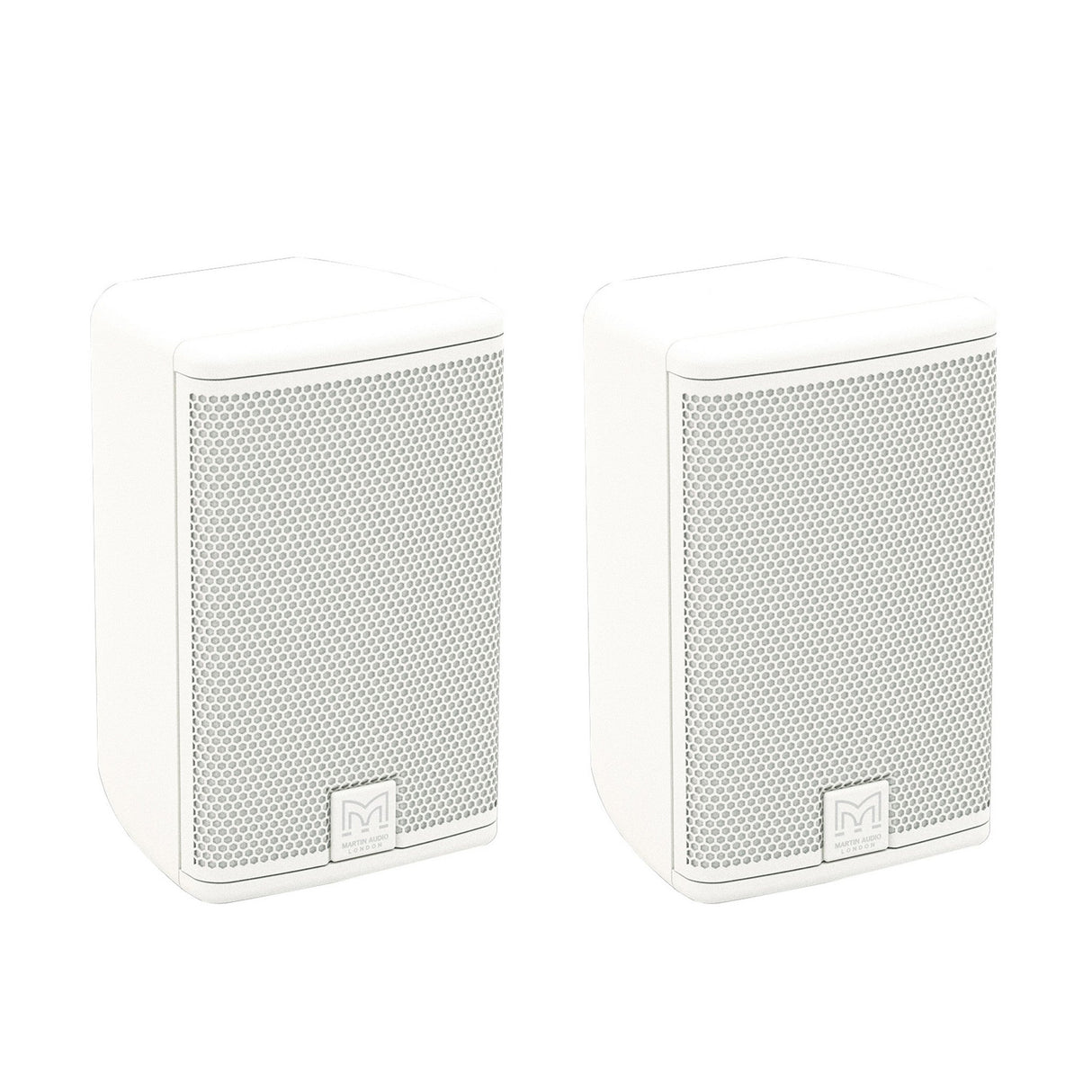 Martin Audio A40T-W ADORN 4-Inch Passive Two-Way On-Wall Loudspeaker with 70/100V Transformer, White, Pair