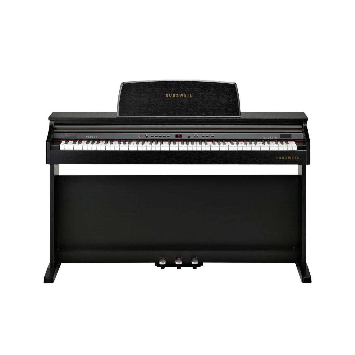 Kurzweil KA130 88-Key Fully-Weighted Digital Piano, Rosewood