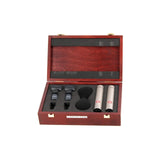 Neumann SKM 183 NI Stereo Set includes Two Each: KM183 SG21BK WNS100 in One Woodbox Nickel
