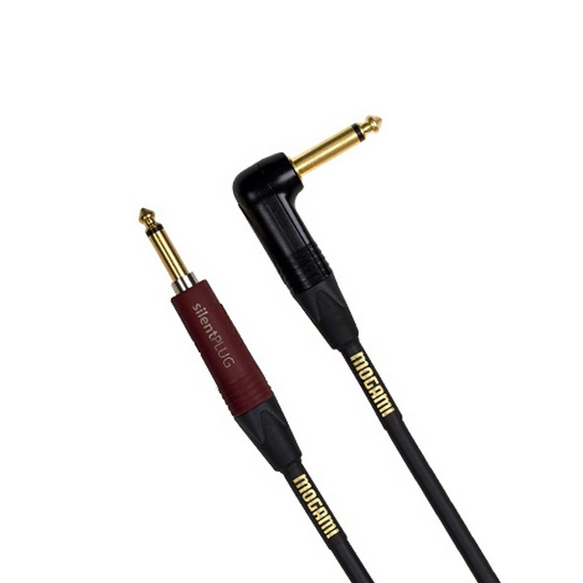 Mogami Gold Inst Silent S-10R Instrument Cable with Neutrik Silent Straight Plug 10ft