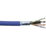 Liberty AV 24-4P-P-L6ANS-BLU Category 6A Non-Continuity Shield U/UTP Plenum 1000-Feet Reel