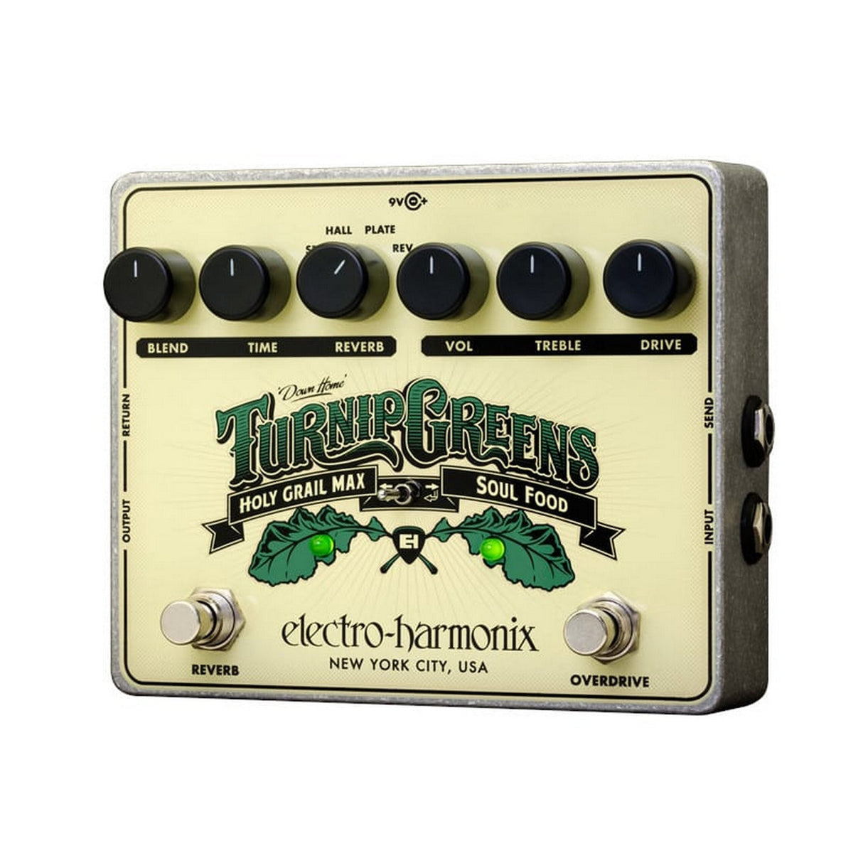 Electro-Harmonix Turnip Greens Overdrive / Revert Multi-Effect Pedal