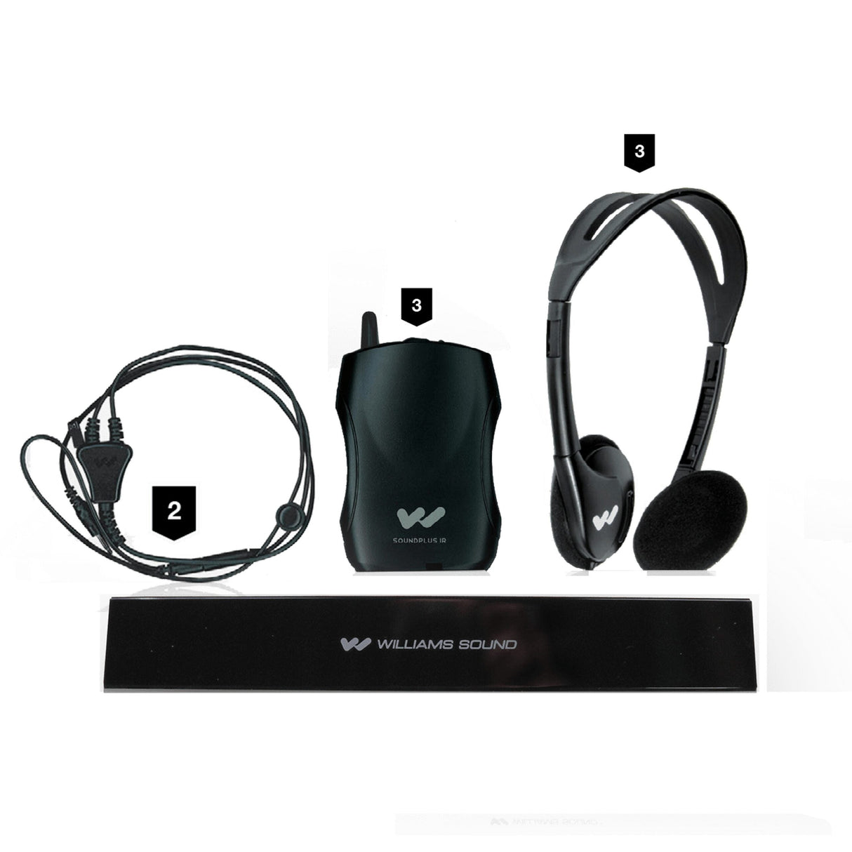 Williams AV IR SY5 Medium-Area Infrared System with Headphones