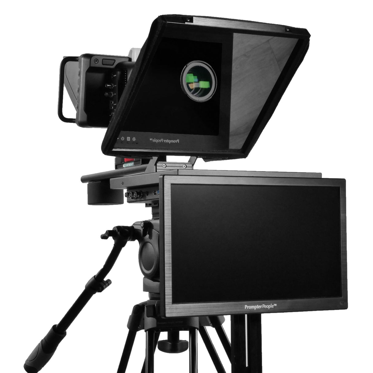 Prompter People Prompter Pal Pro 15-Inch Talent Monitor Teleprompter with 12-Inch 3G-SDI Monitor