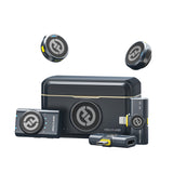 Hollyland LARK M2 Wireless Lavalier Microphone Combo System, Shine Charcoal, 2.4 GHz (Used)
