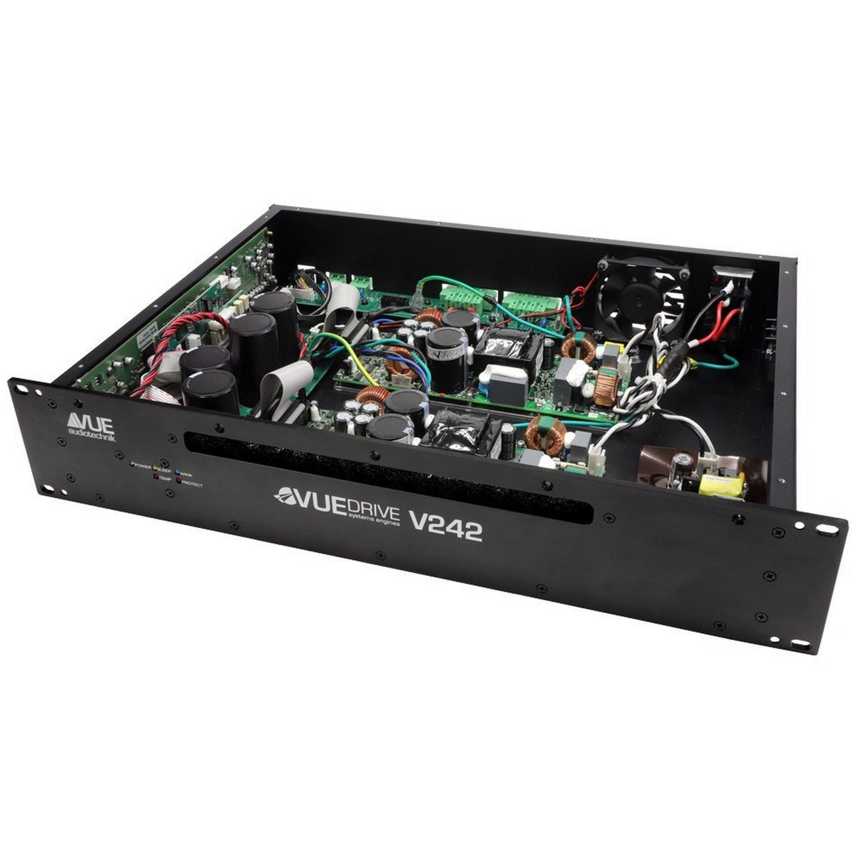 VUE Audiotechnik V242 VUEDrive Systems Engine with 2 x 4 Phoenix Connectors