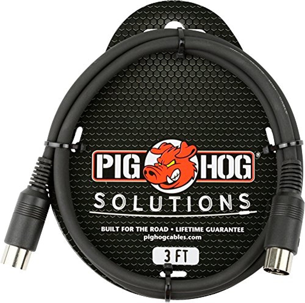 Pig Hog PMID03 3-Foot MIDI Cable