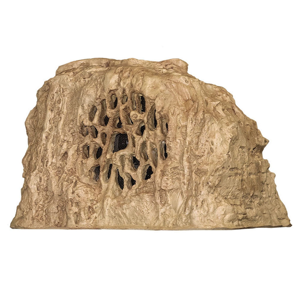 Rockustics EconoRock-S/T 6.5-Inch 2-Way Outdoor Rock Speaker, Sandstone with Transformer