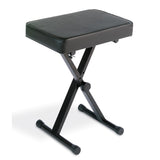 Yamaha PKBB1 Folding Black Metal Padded X-Style Keyboard Bench