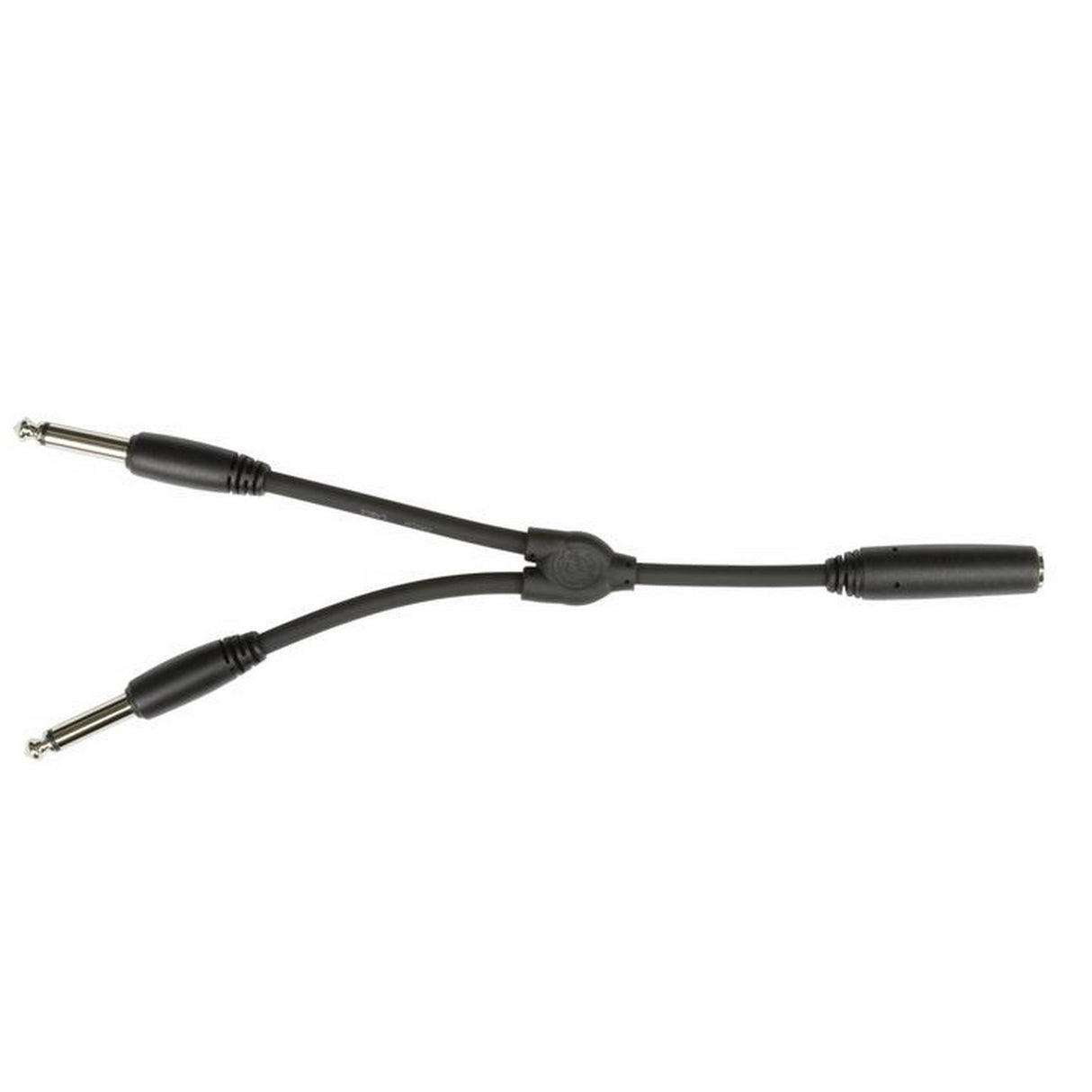 Pig Hog PY-M214F 6-Inch Y Cable, Mono 1/4-Inch (F)-Dual Mono 1/4-Inch (M)