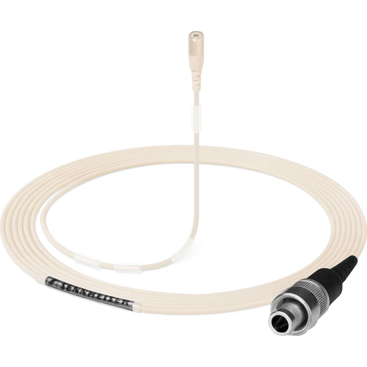 Sennheiser MKE 1-4-M Miniature Omni-Directional Clip-On Lavalier Microphone with 3-Pin SE Connector, Light Beige