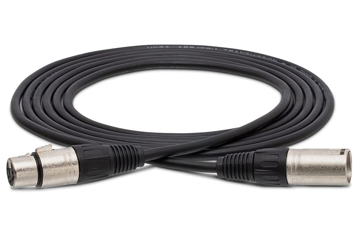 Hosa DMX-520 5-Pin XLR Male to 5-Pin XLR Female Cable, 20-Feet