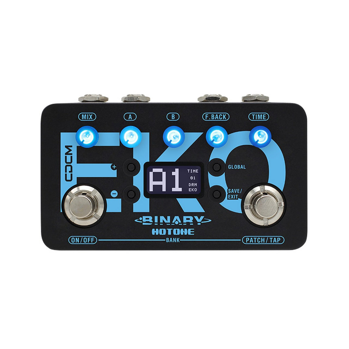 Hotone Binary Eko Delay Guitar Effects Pedal