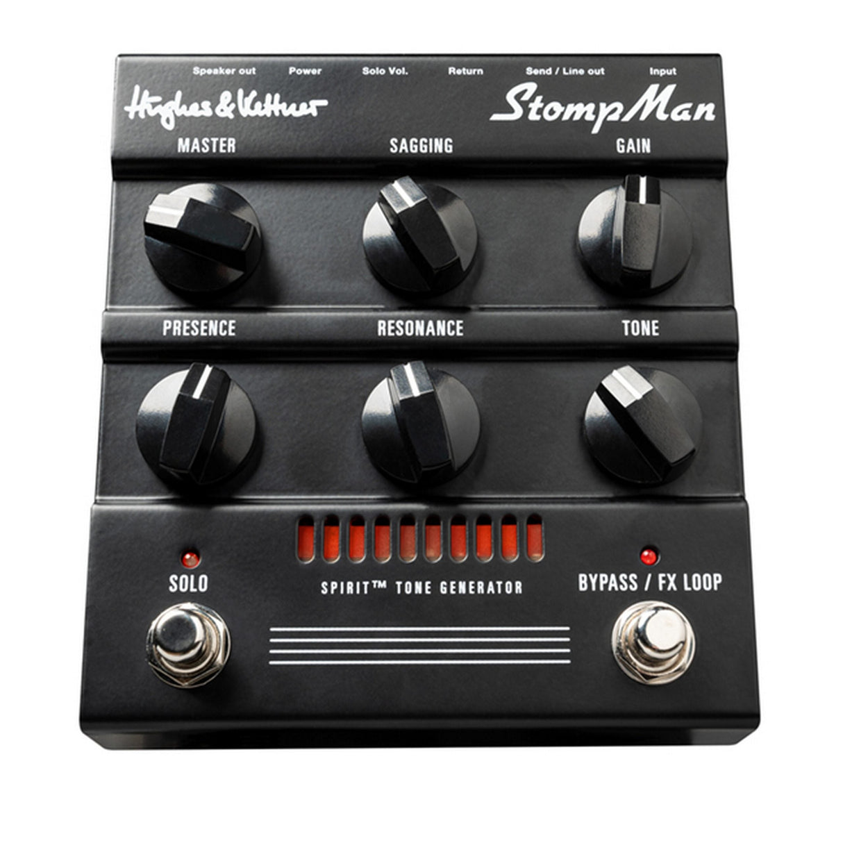 Hughes & Kettner Spirit StompMan Guitar Amplifier Pedal, 50-Watt