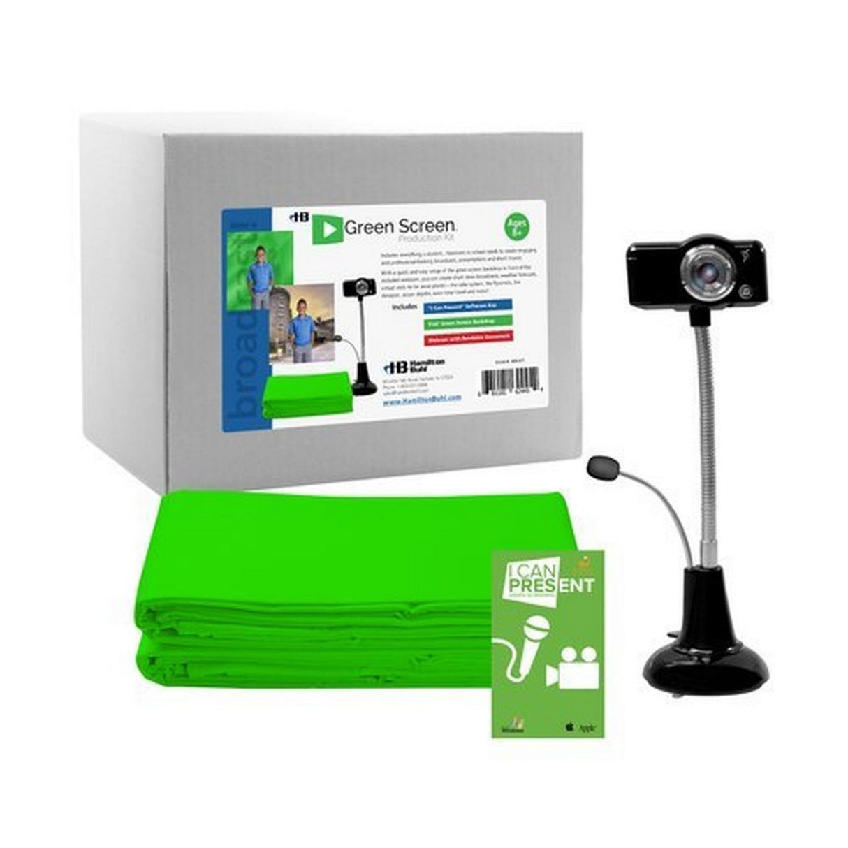 HamiltonBuhl GRN-KIT STEAM Education Green Screen Production Kit