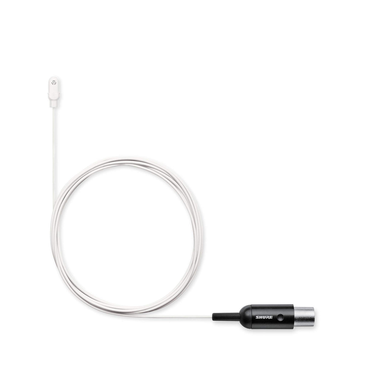 Shure DL4W/O-LM3-A DuraPlex Omnidirectional Lavalier Microphone, White, LEMO Connector