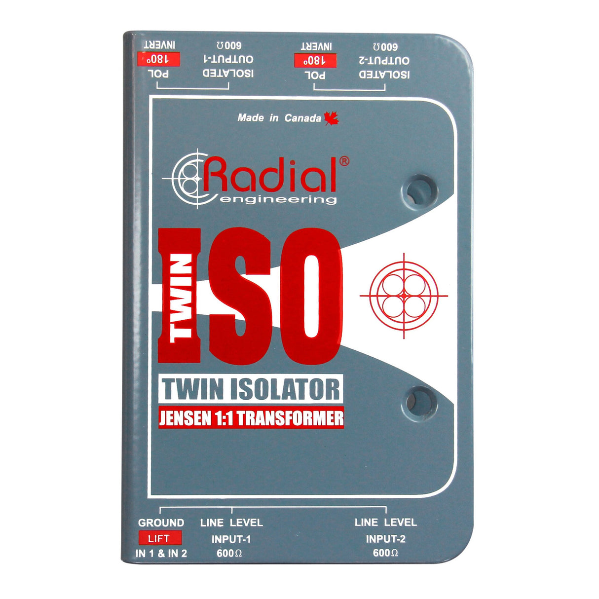 Radial Twin-Iso 2 Channel Line Level Isolator