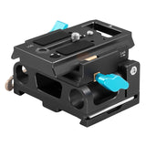 Kondor Blue 15mm LWS Arri/501 Side Loading Baseplate for Red Komodo/BMPCC/Mirrorless, Black