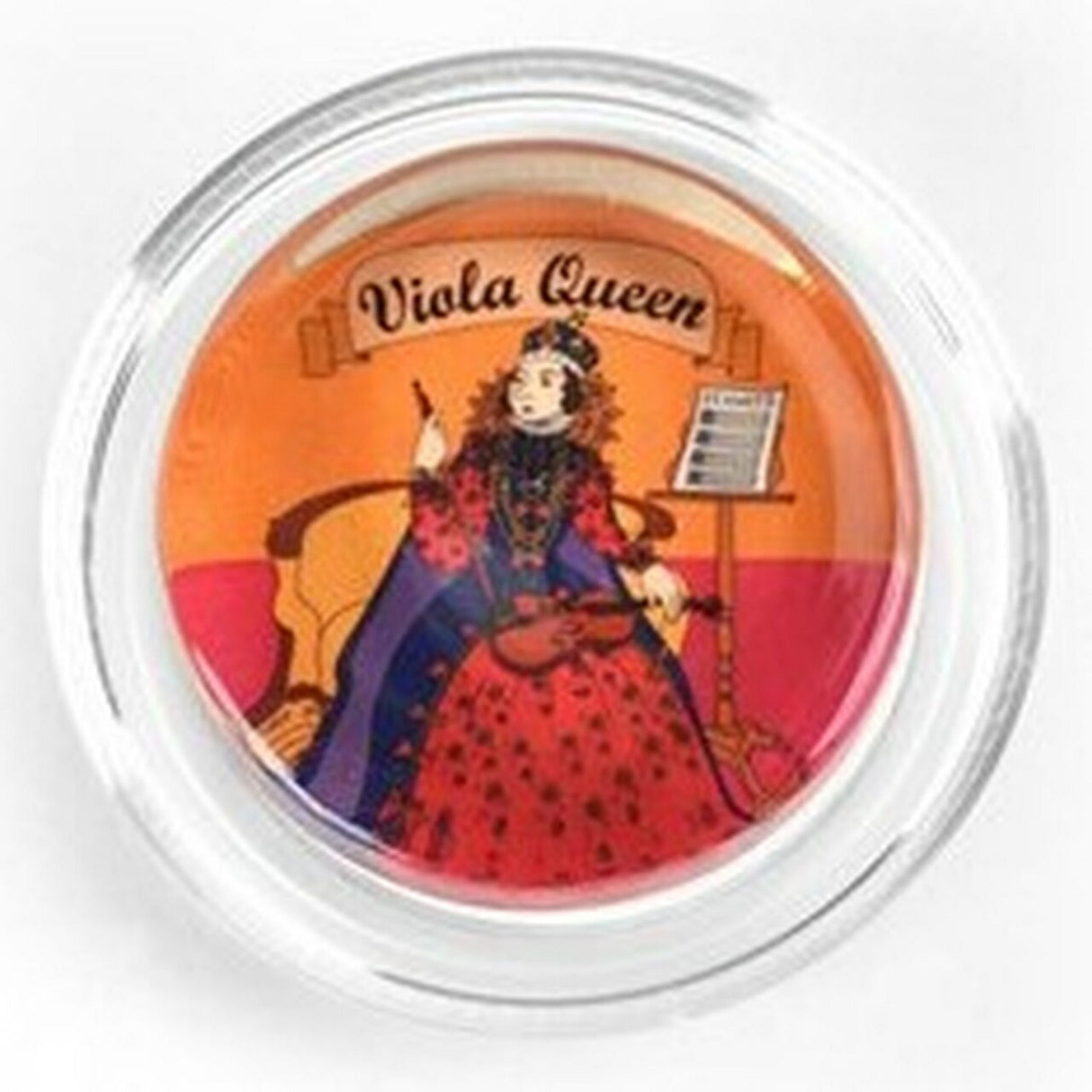 Magic Rosin Viola Queen Design Rosin, 3G Formula for Violin and Viola