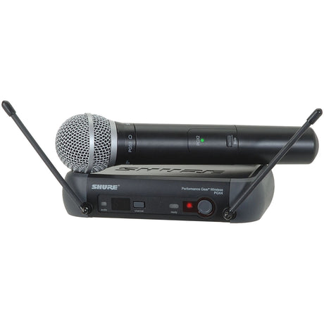 Shure - Shure PGX24/PG58-H6 Handheld Wireless Microphone System - PGX24/PG58-H6