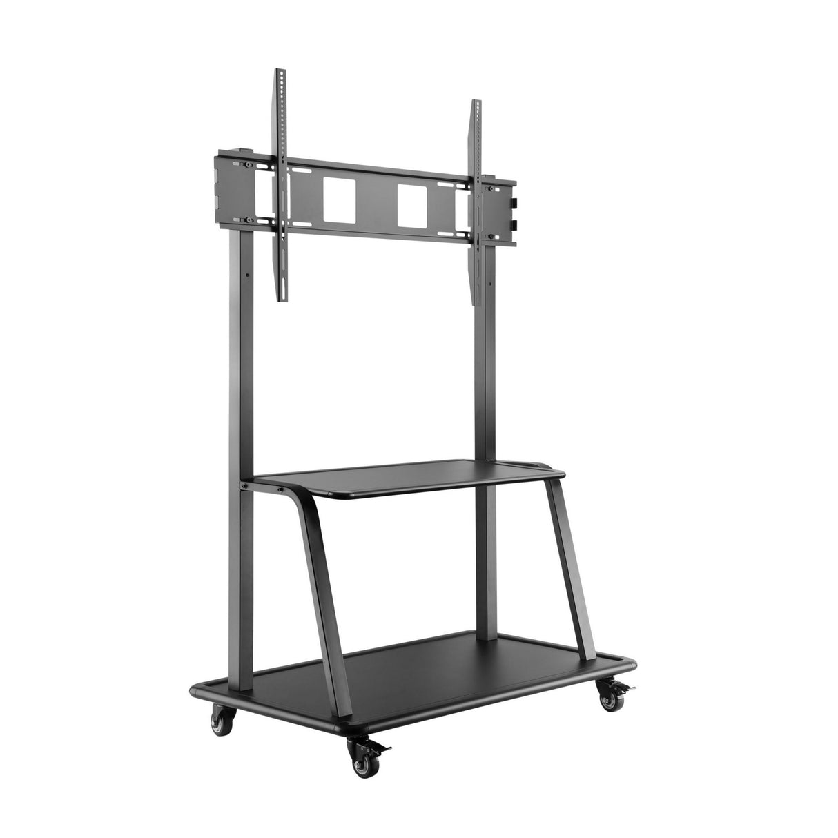 QOMO QIT-Stand-G Mobile Stand with Middle Shelf for 55/86-Inch Touchscreens