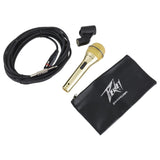 Peavey PV i2 Gold Cardioid Unidirectional Dynamic Vocal Microphone with 1/4 Inch Cable